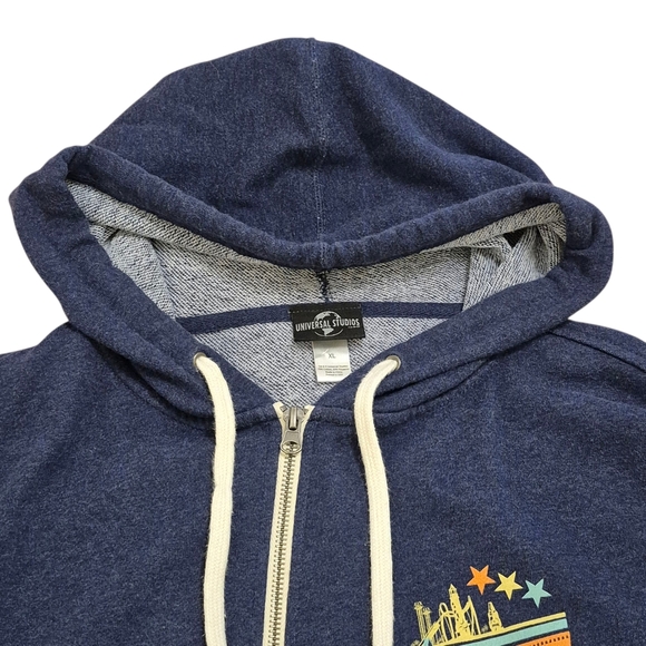 Universal Studios Parks Orlando Skyline Logo Zip Hoodie - Picture 2 of 4